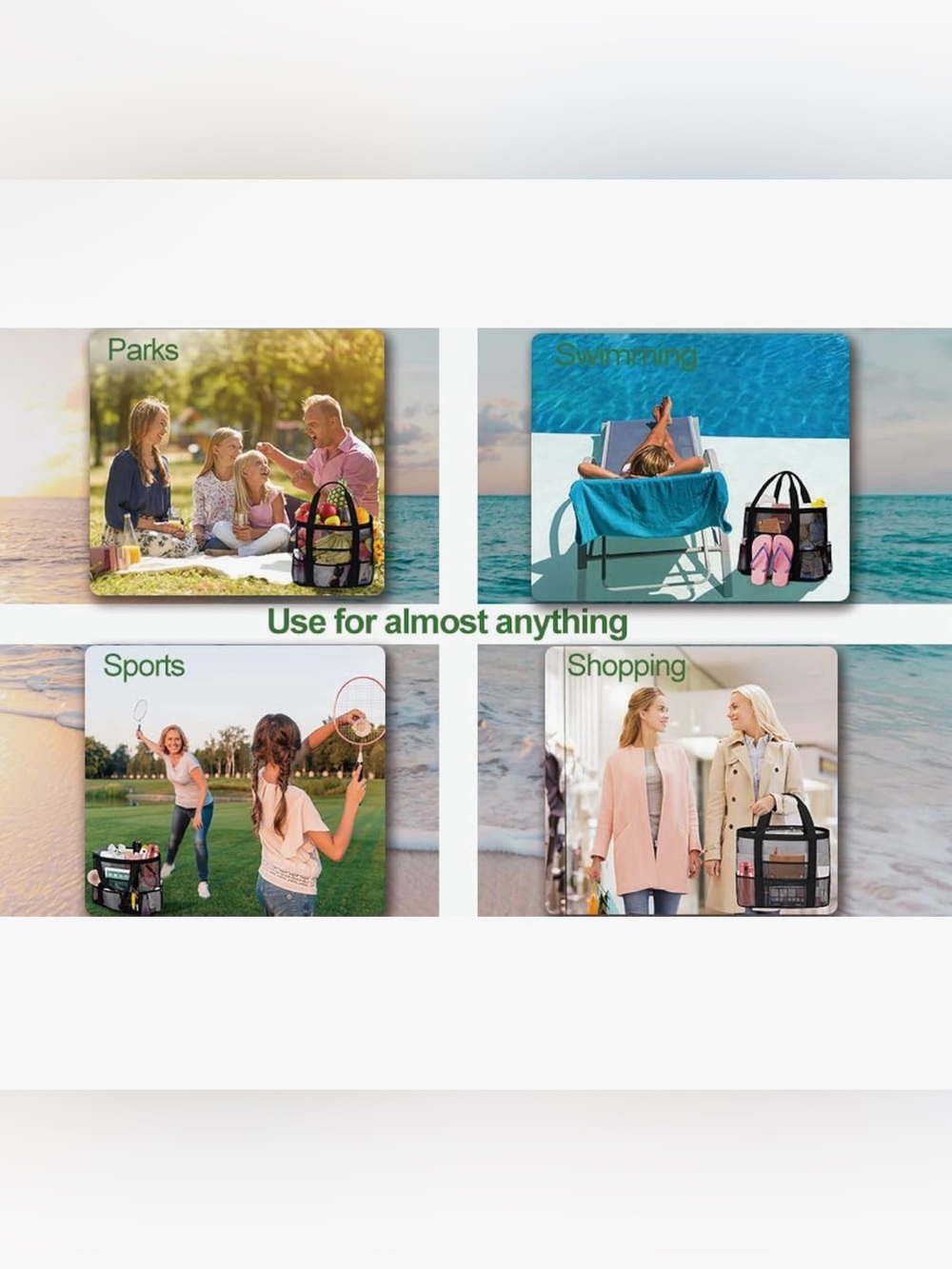 Beach tote bag NWT - Picture 6 of 7